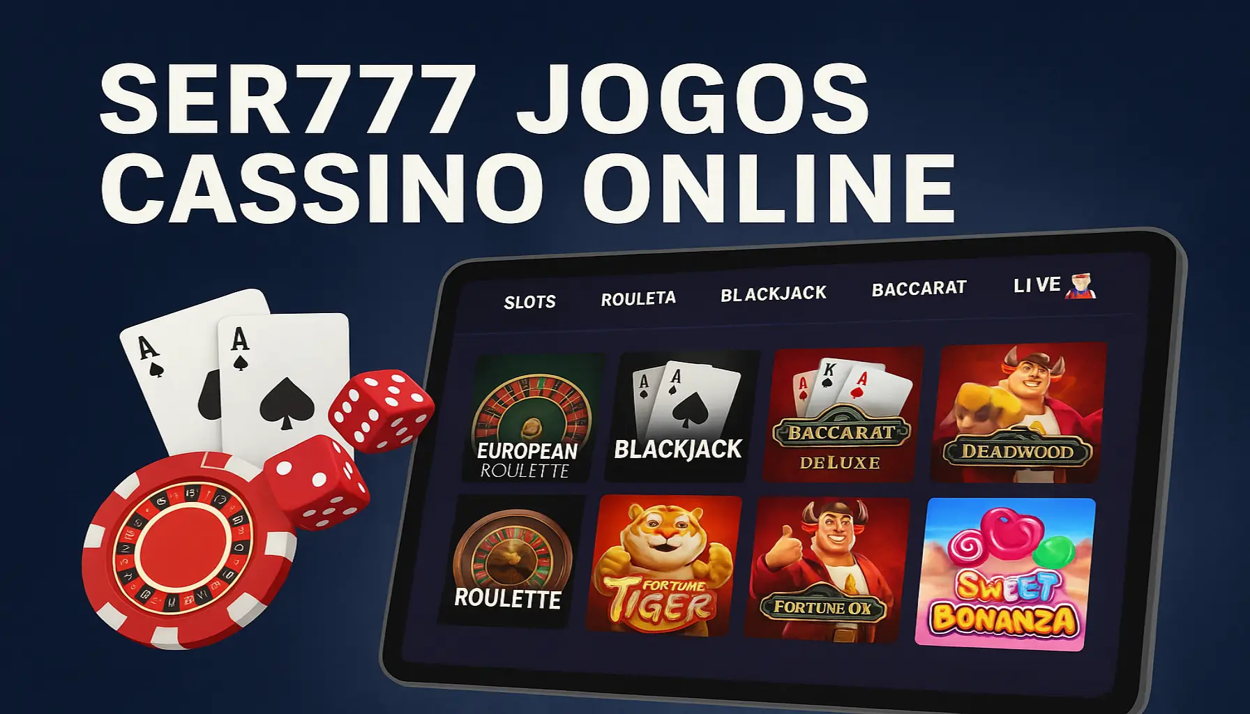 Jogos de cassino online SER777