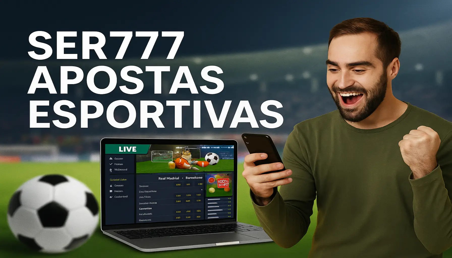 Apostas esportivas no cassino online SER777
