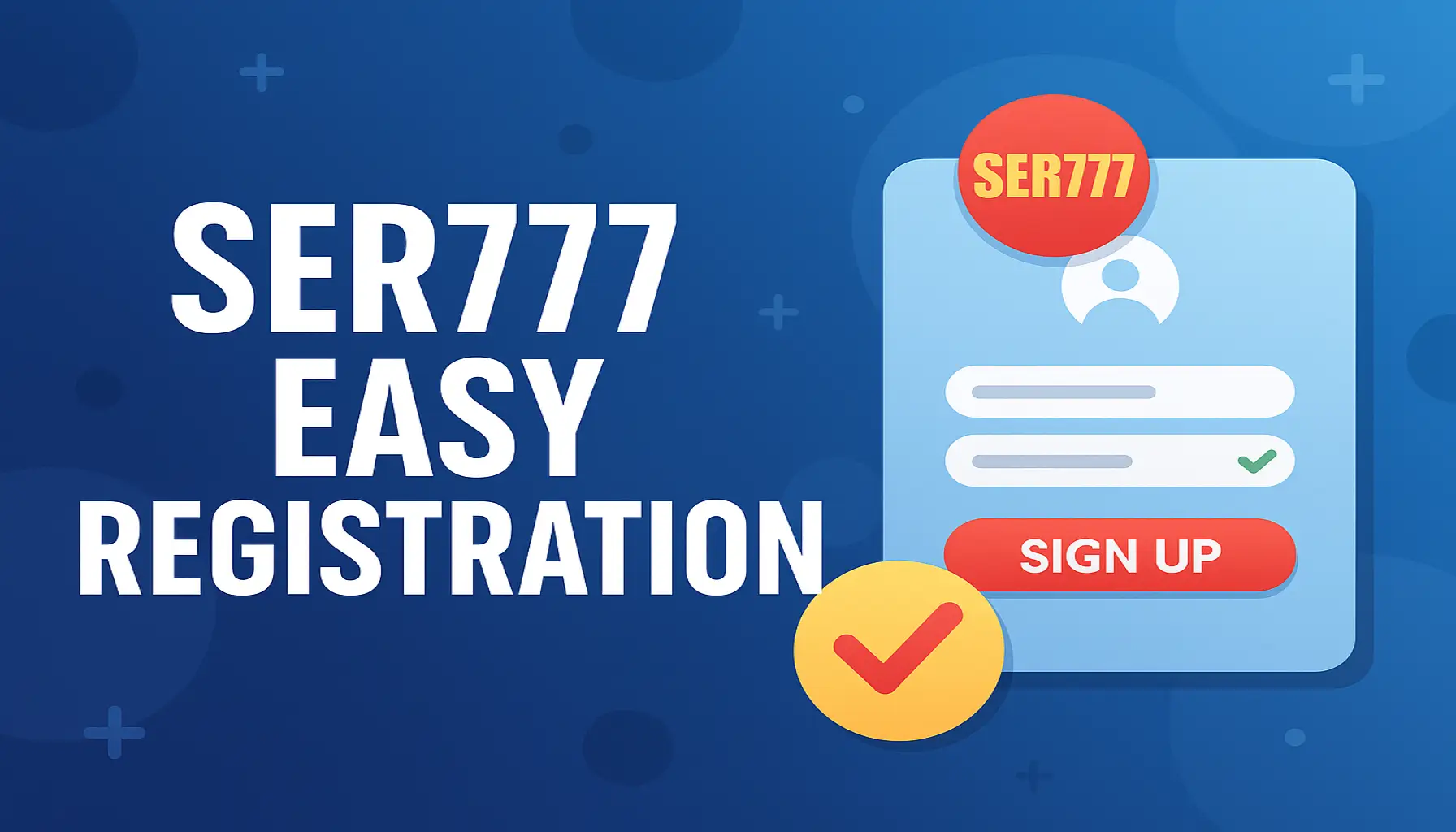 Não Perca tempo, o rRgistro na site SER777